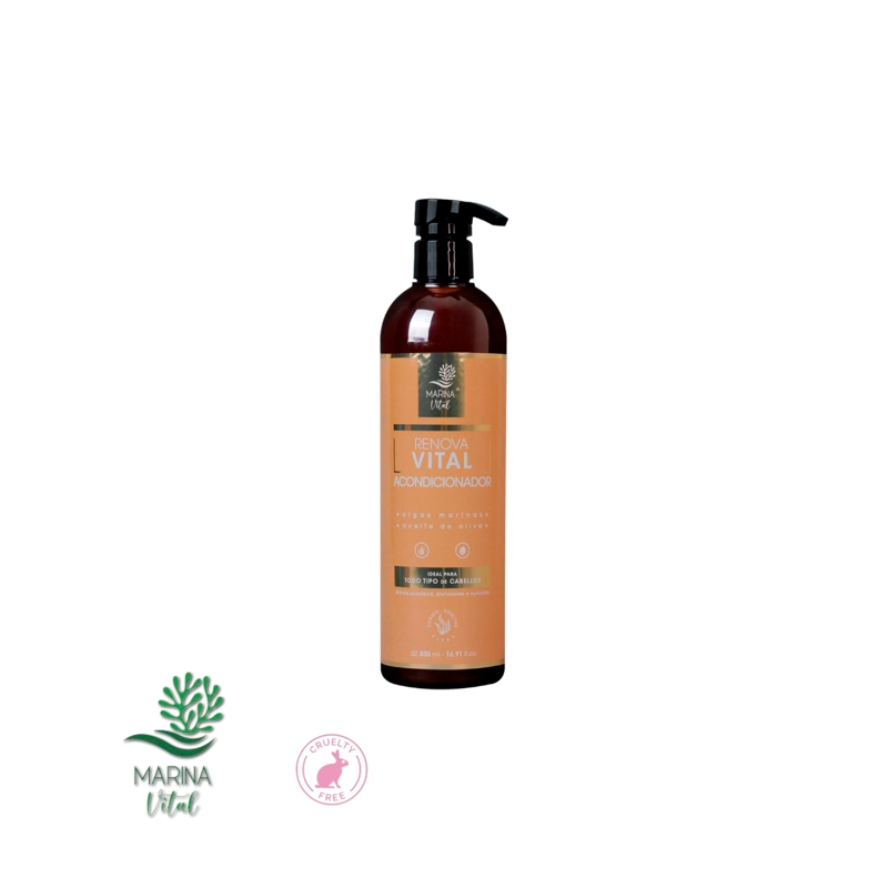 SHAMPOO MARINA VITAL FUERZA ENERGIZANTE ACONDICIONADOR Y SERUM ELIXIR PACK - 3