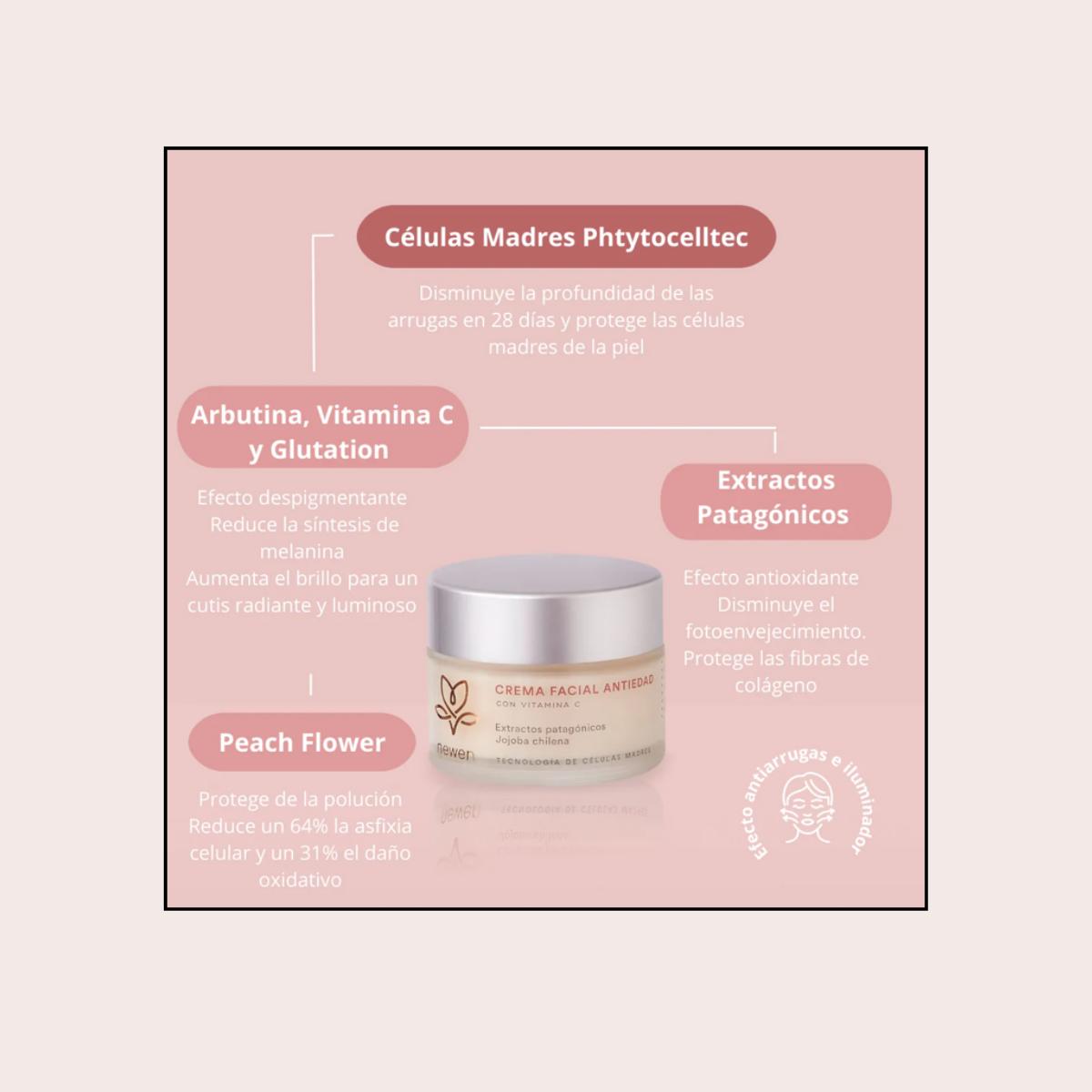 CREMA FACIAL NEWEN 50 ML ANTIEDAD CÉLULAS MADRES - 4