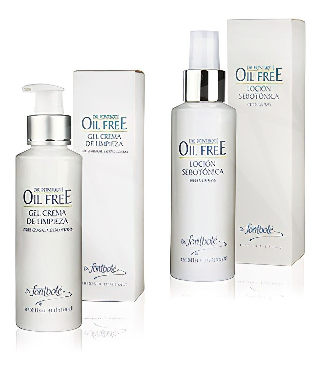 GEL LIMPIEZA ROSTRO Y CUELLO DR FONTBOTÉ 300 ML Y LOCION SEBOTONICA PIEL GRASA PACK - 3