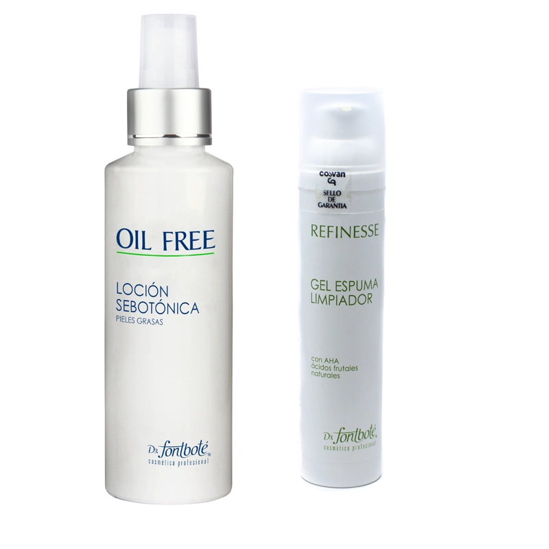 LOCION SEBOTONICA ROSTRO DR FONTBOTÉ 250 ML Y GEL ESPUMA AHA 100 ML - 1