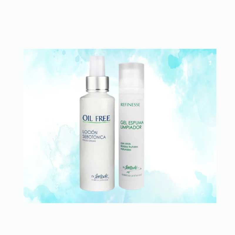 LOCION SEBOTONICA ROSTRO DR FONTBOTÉ 250 ML Y GEL ESPUMA AHA 100 ML - 3