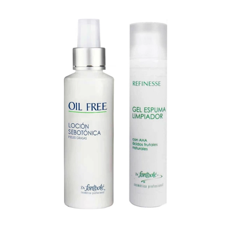 LOCION SEBOTONICA ROSTRO DR FONTBOTÉ 250 ML Y GEL ESPUMA AHA 100 ML - 5