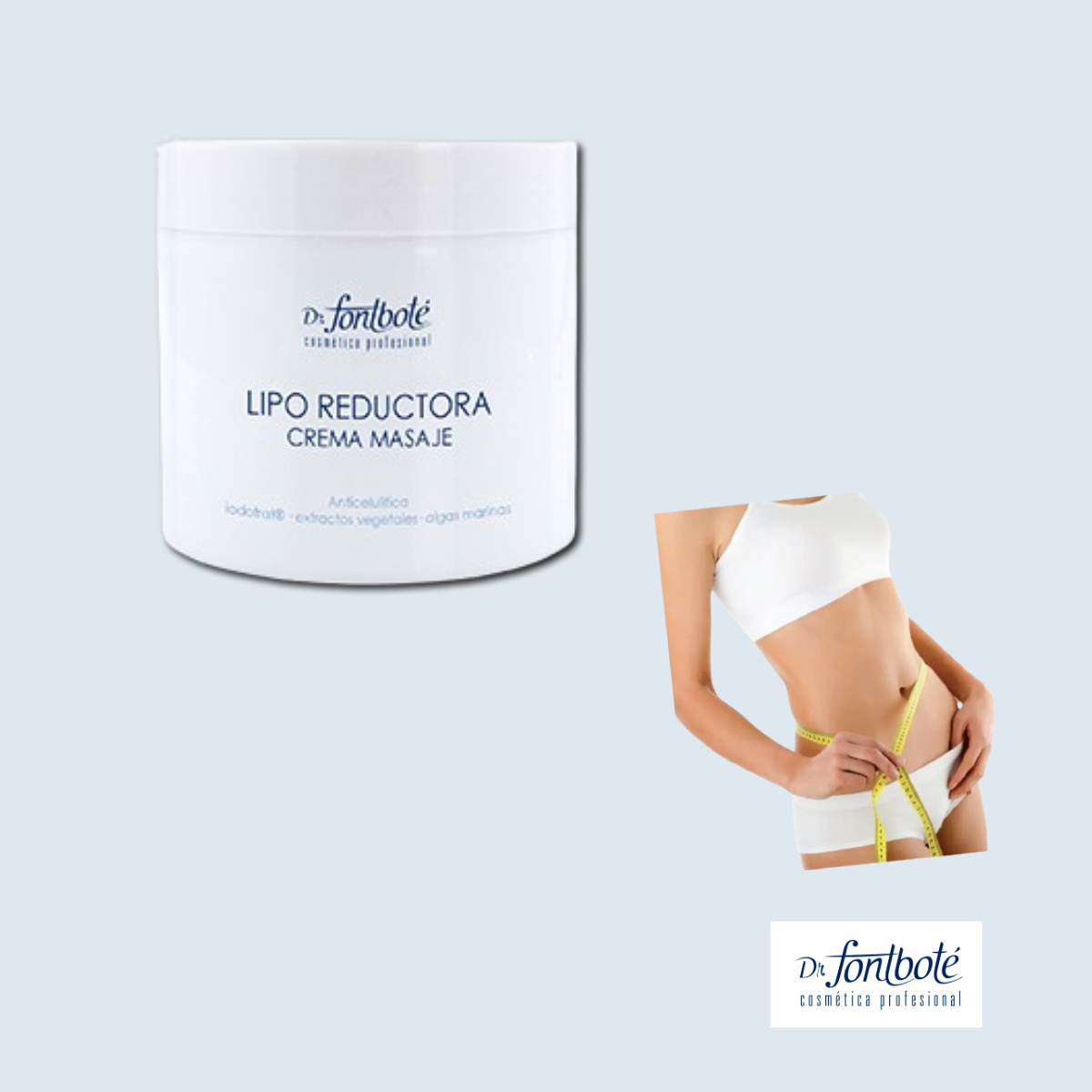 CREMA DE MASAJES DR FONTBOTÉ LIPOREDUCTORA 500 G - 3