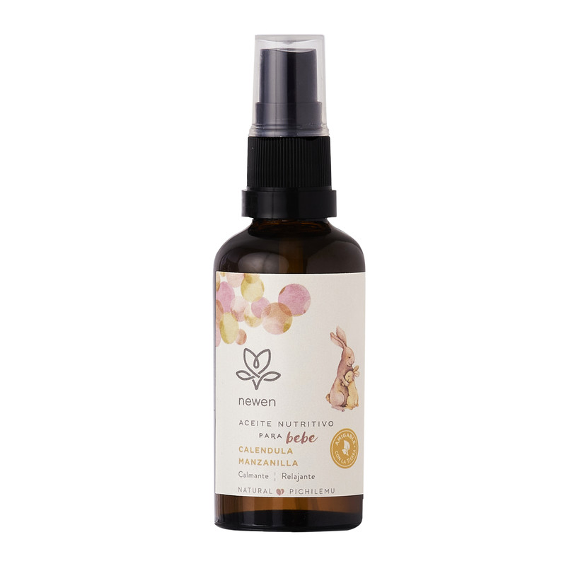 ACEITE NUTRITIVO PARA BEBE CALÉNDULA MANZANILLA 50 ML - 1