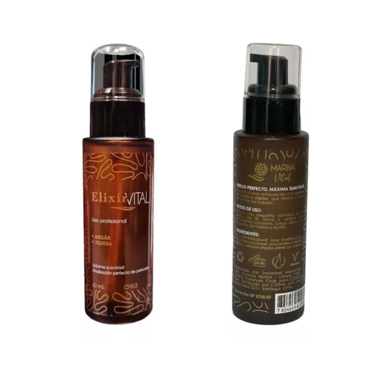 SERUM CABELLO MARINA VITAL 120 ML ELIXIR VITAL (2 UNID) PACK - 4