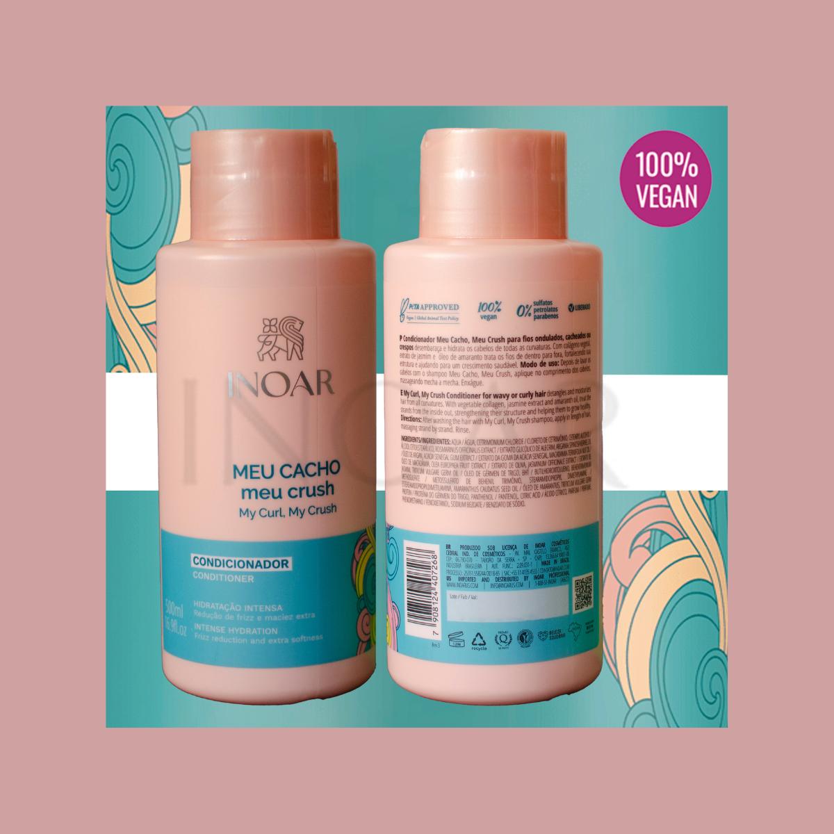 SET INOAR MEU CACHO 500 ML SHAMPOO Y ACONDICIONADOR - 5