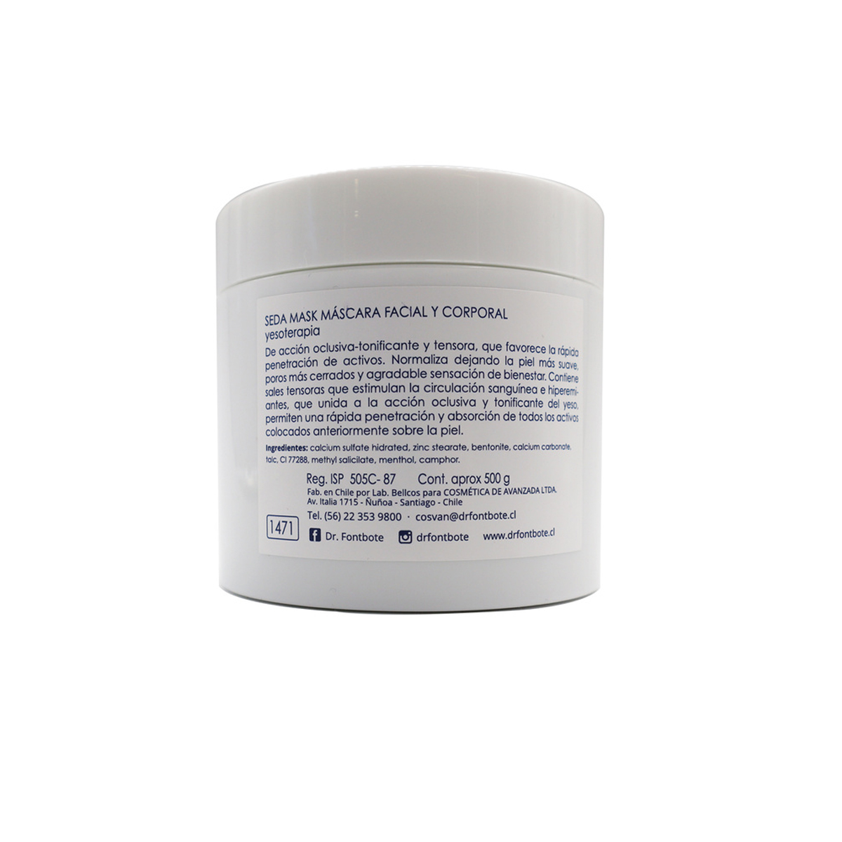 MASCARA DR FONTBOTÉ SEDA MASK 500 ML FACIAL Y CORPORAL - 2