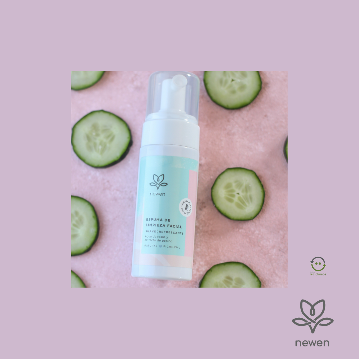 ESPUMA DE LIMPIEZA ROSTRO NEWEN 120 ML - 2