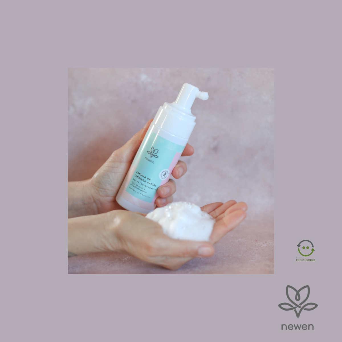 ESPUMA DE LIMPIEZA ROSTRO NEWEN 120 ML - 3