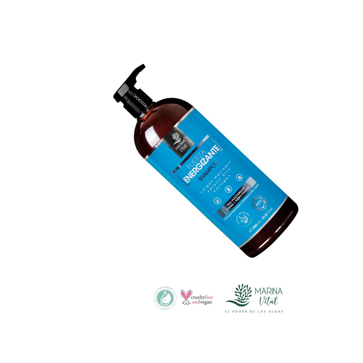 SHAMPOO FUERZA ENERGIZANTE MARINA VITAL 1000 ML - 3