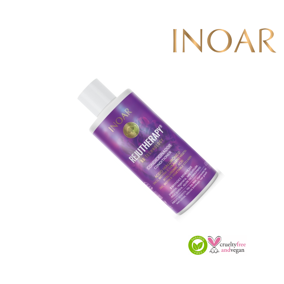 ACONDICIONADOR INOAR 400 ML REJUTHERAPY 5G TECHNOLOGY ÁCIDO HIALURÓNICO - 2