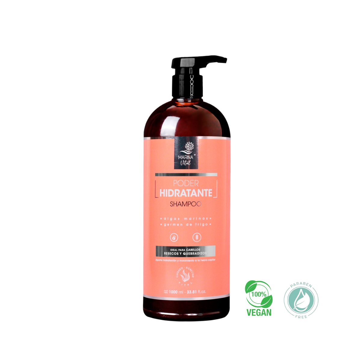 SHAMPOO MARINA VITAL 1000 ML PODER HIDRATANTE - 2