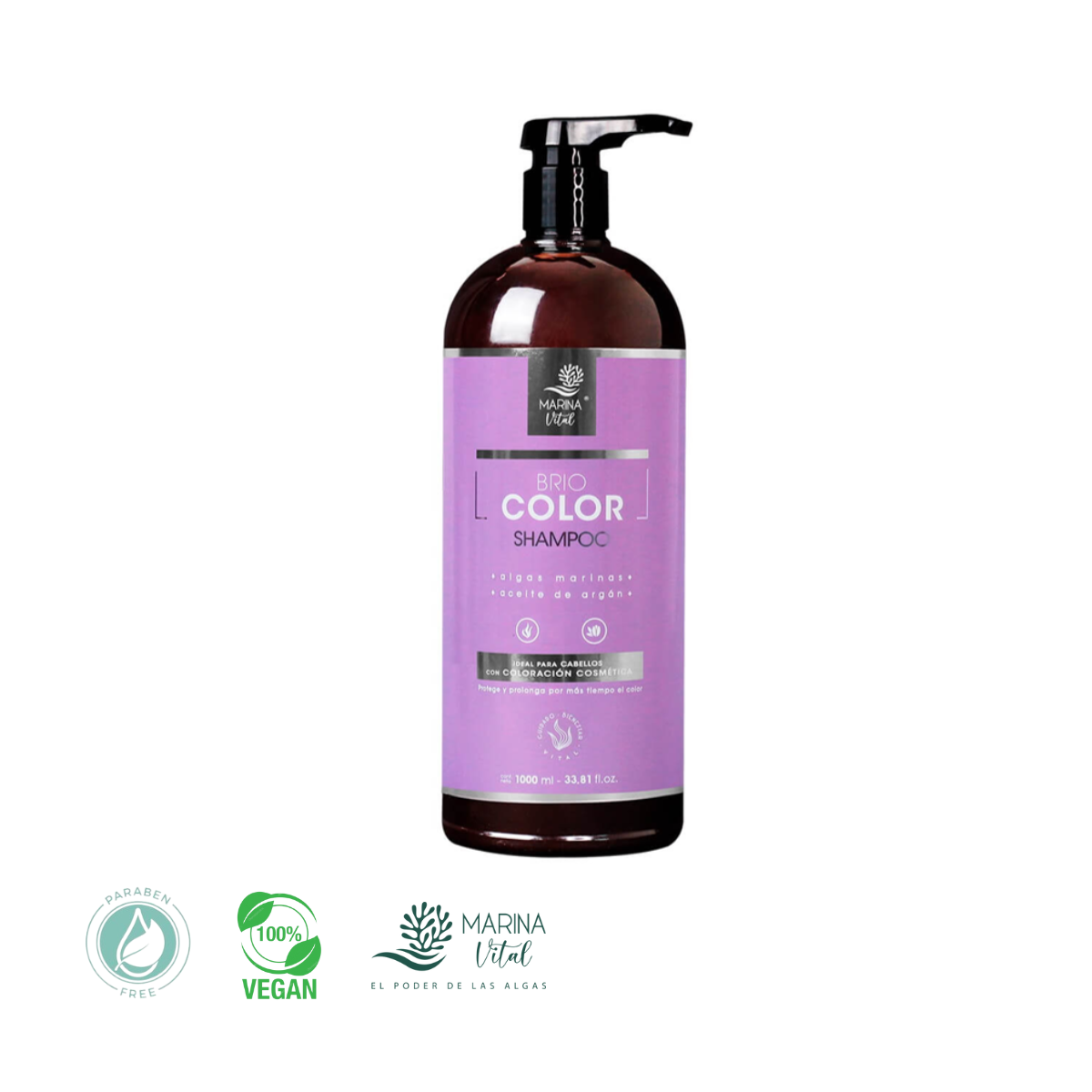 SHAMPOO MARINA VITAL 1000 ML BRIOCOLOR - 2