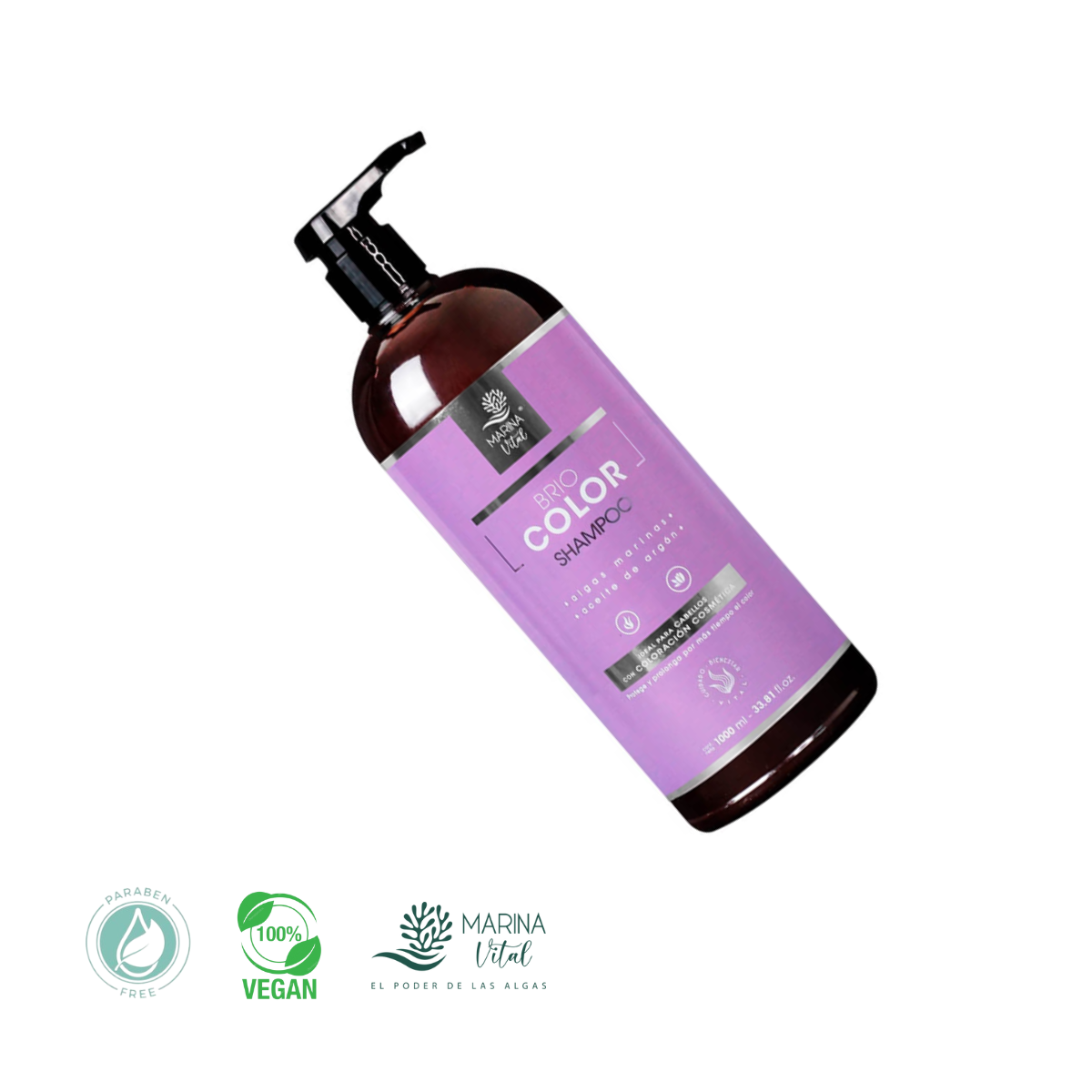 SHAMPOO MARINA VITAL 1000 ML BRIOCOLOR - 3