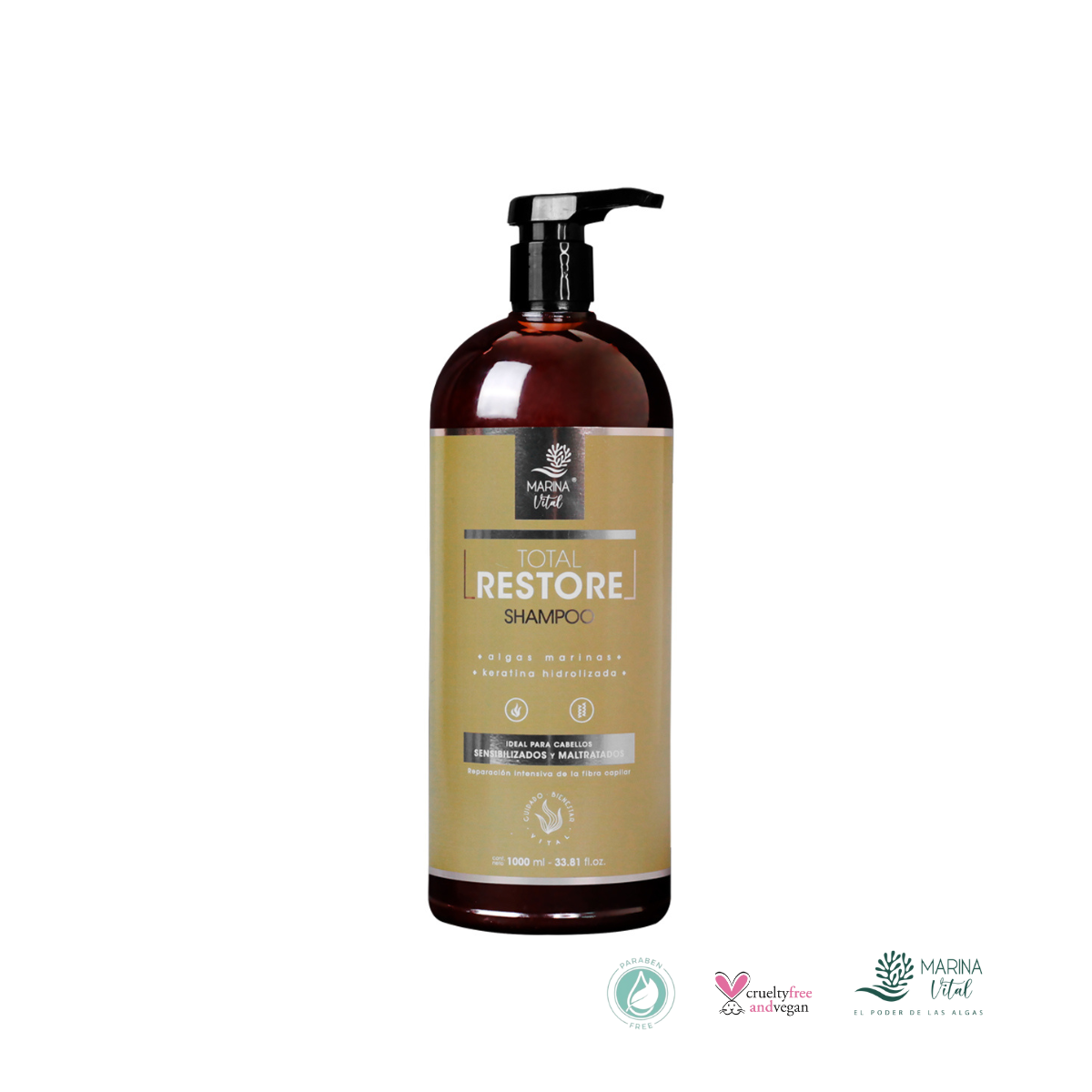 SHAMPOO MARINA VITAL 1000 ML RESTAURADOR - 2