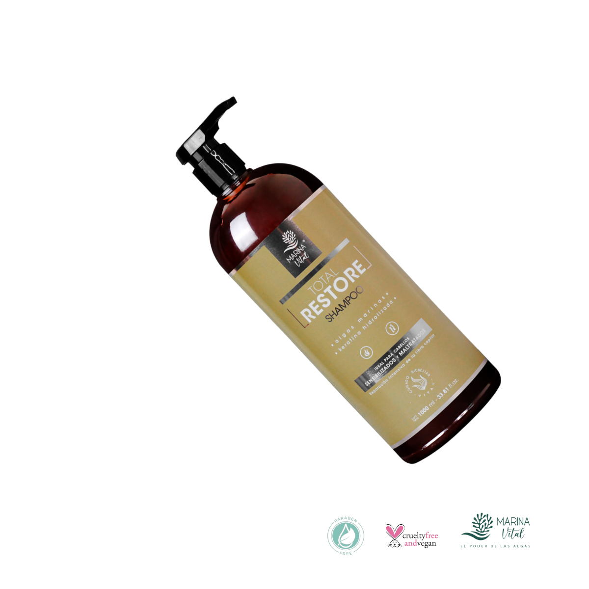 SHAMPOO MARINA VITAL 1000 ML RESTAURADOR - 3