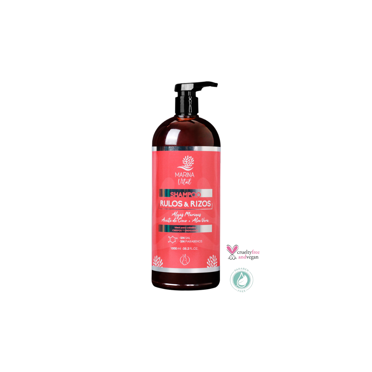 SHAMPOO MARINA VITAL 1000 ML RULOS & RIZOS - 1