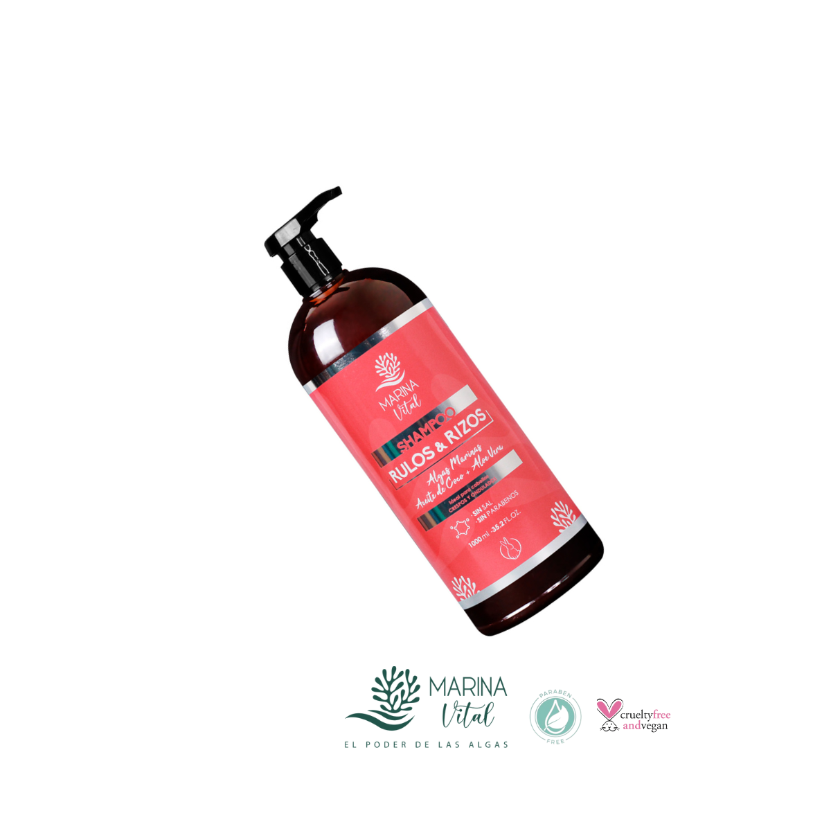 SHAMPOO MARINA VITAL 1000 ML RULOS & RIZOS - 2
