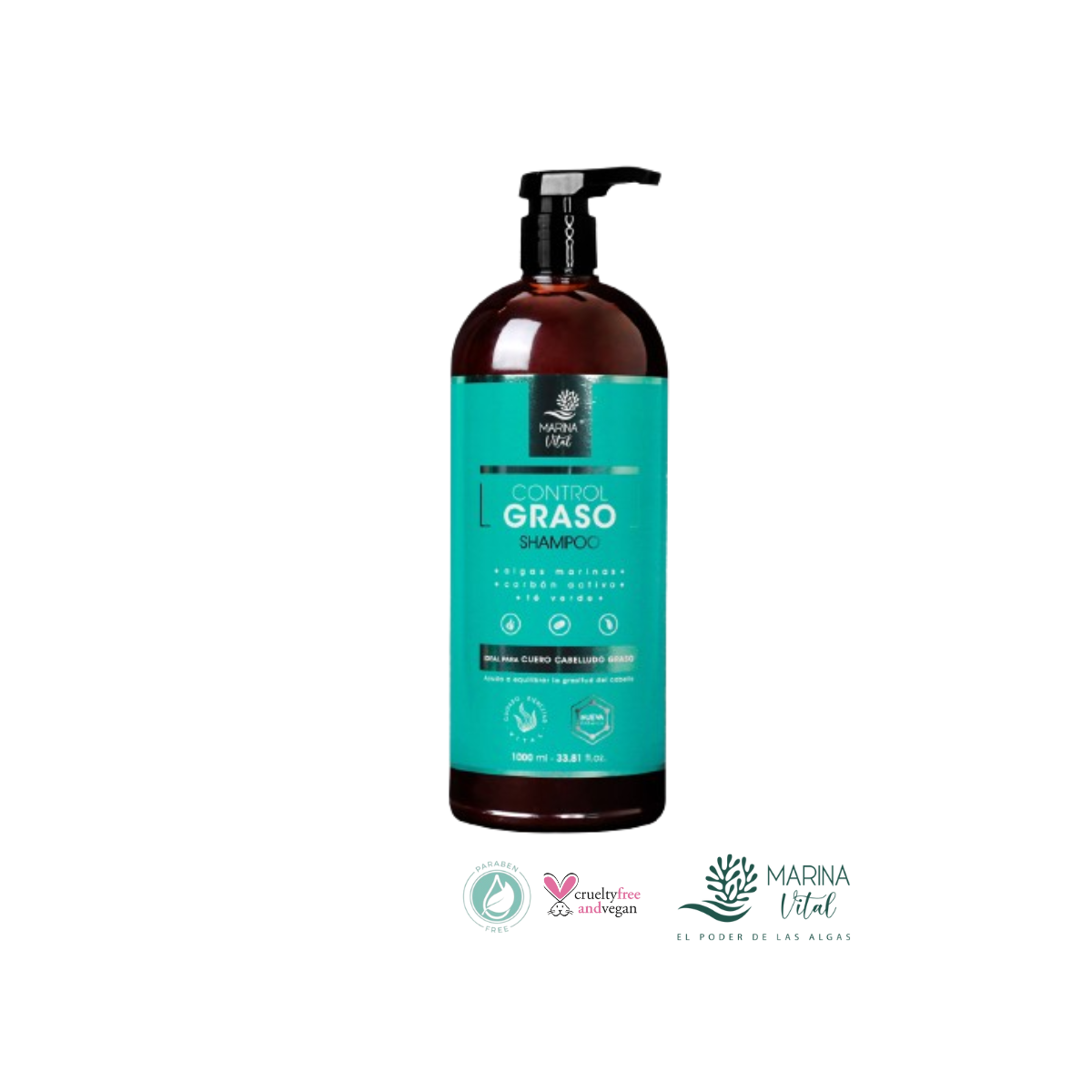 SHAMPOO MARINA VITAL 1000 ML CONTROL GRASO - 2