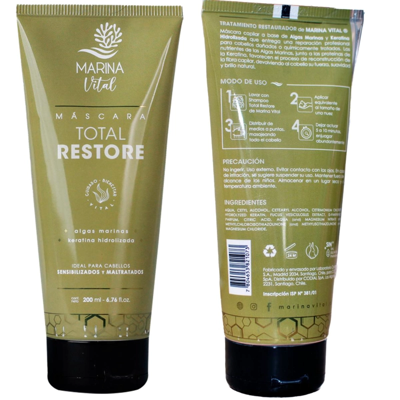 MASCARA TOTAL RESTORE 200 ML - 2