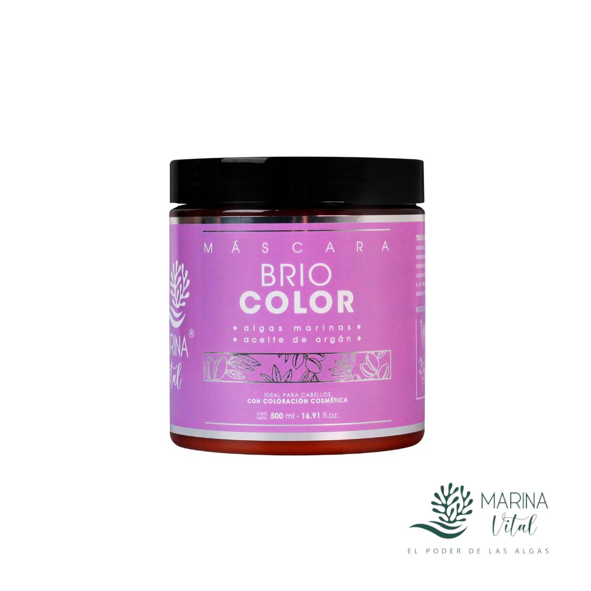 SHAMPOO Y MÁSCARA BRIOCOLOR MARINA VITAL 500 ML C/U - 3