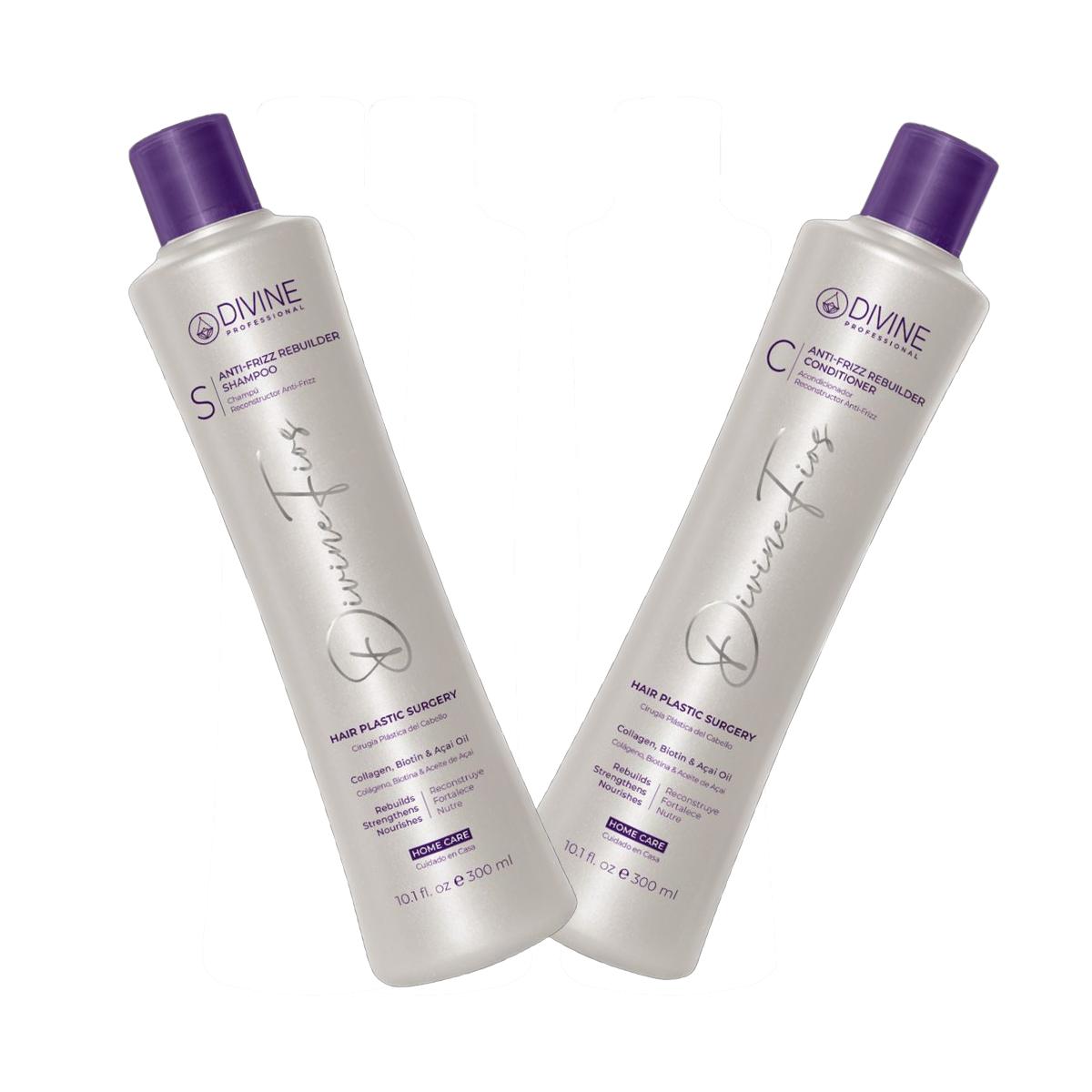 KIT HOME CARE SHAMPOO + ACONDICIONADOR 300 ML C/U DIVINE PRO - 2