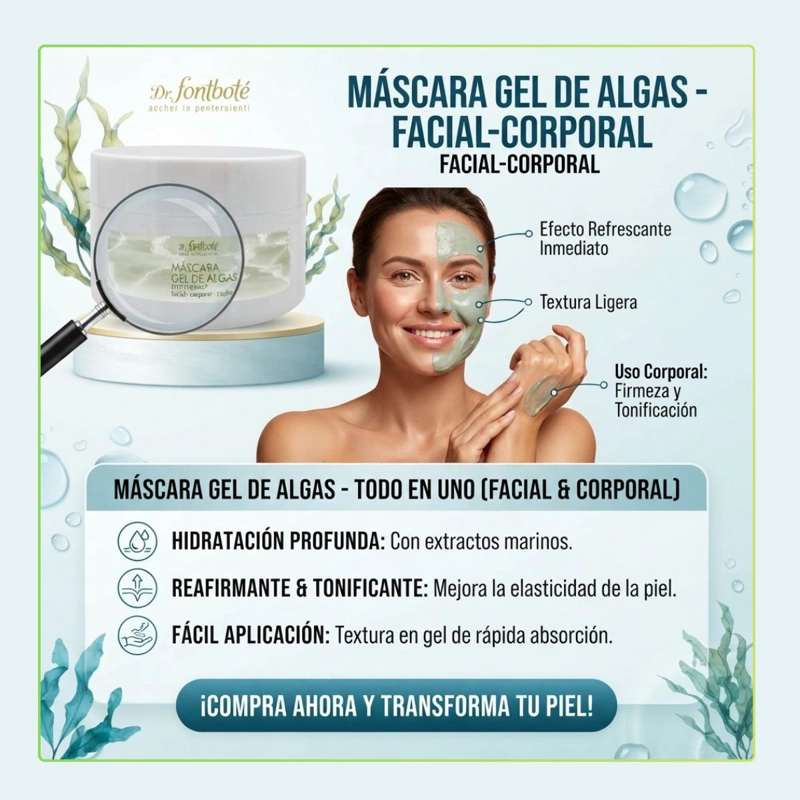 1475 MASCARA GEL DE ALGAS FACIAL- CORPORAL- CAPILAR 250 G - 2