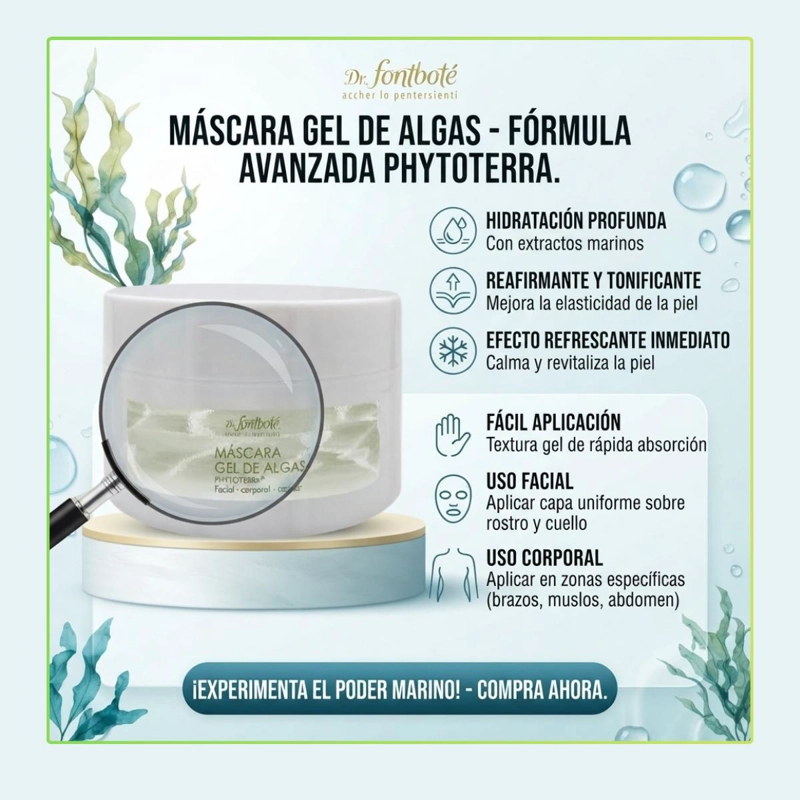 1475 MASCARA GEL DE ALGAS FACIAL- CORPORAL- CAPILAR 250 G - 3