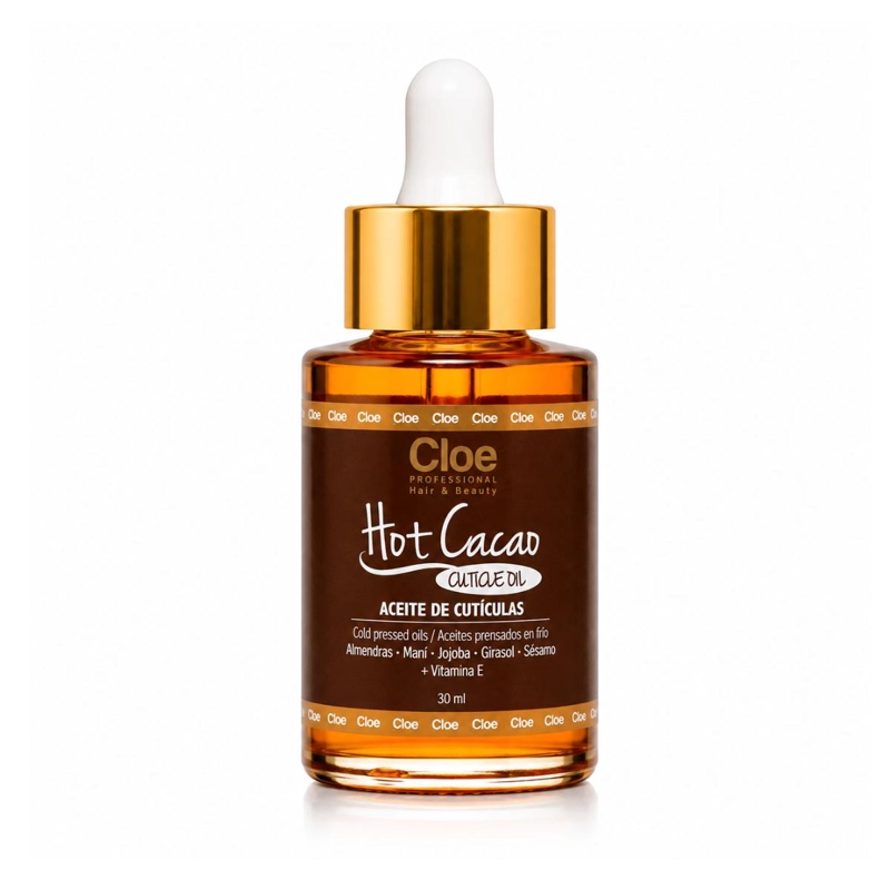 ACEITE DE CUTICULAS HOT CACAO  30 ML CLOE PROFESSIONAL - 1