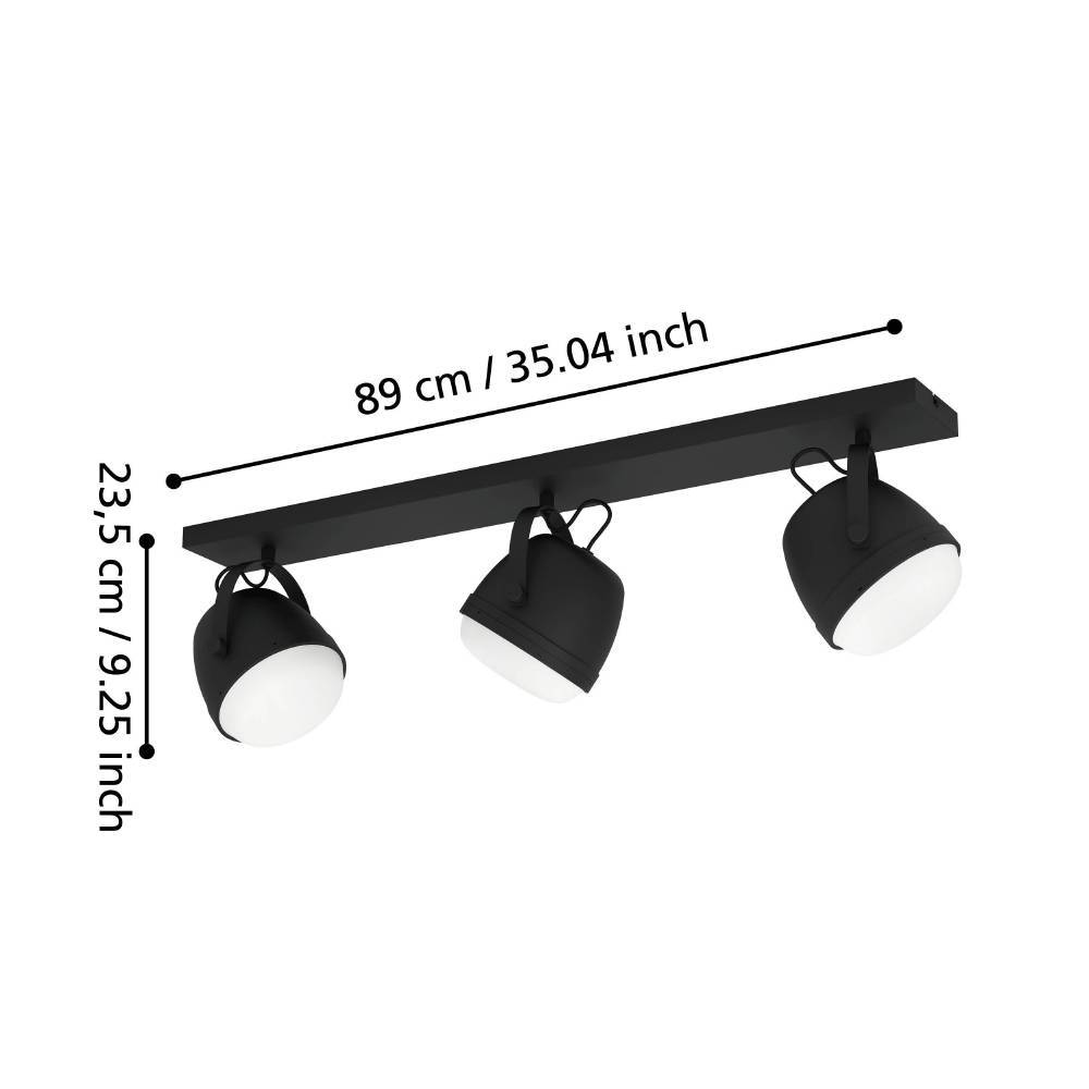 Ripley - Lámpara Foco Upanema Negro E27 Cod.390045