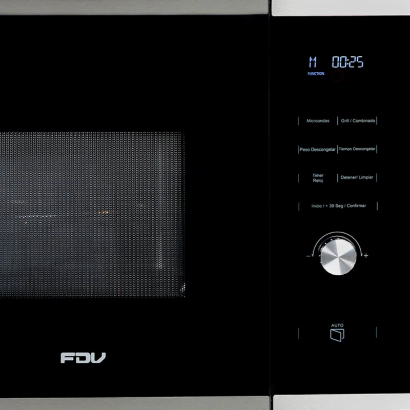 MICROONDAS EMPOTRADO FDV DELUXE BLACK PRO - 25 LITROS - 4