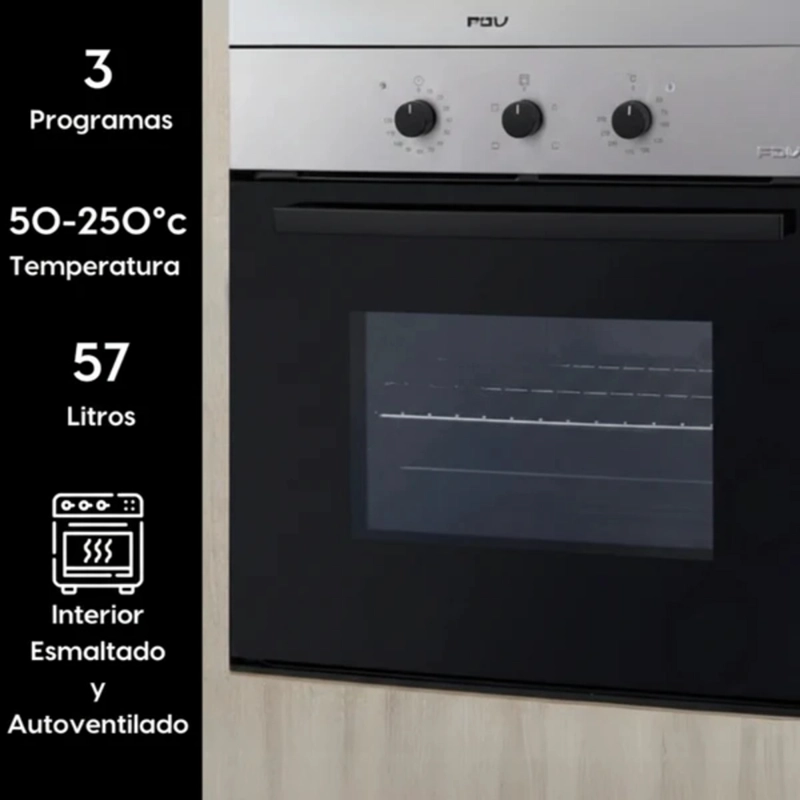 HORNO EMPOTRADO DESIGN 60 LTS FDV - 2