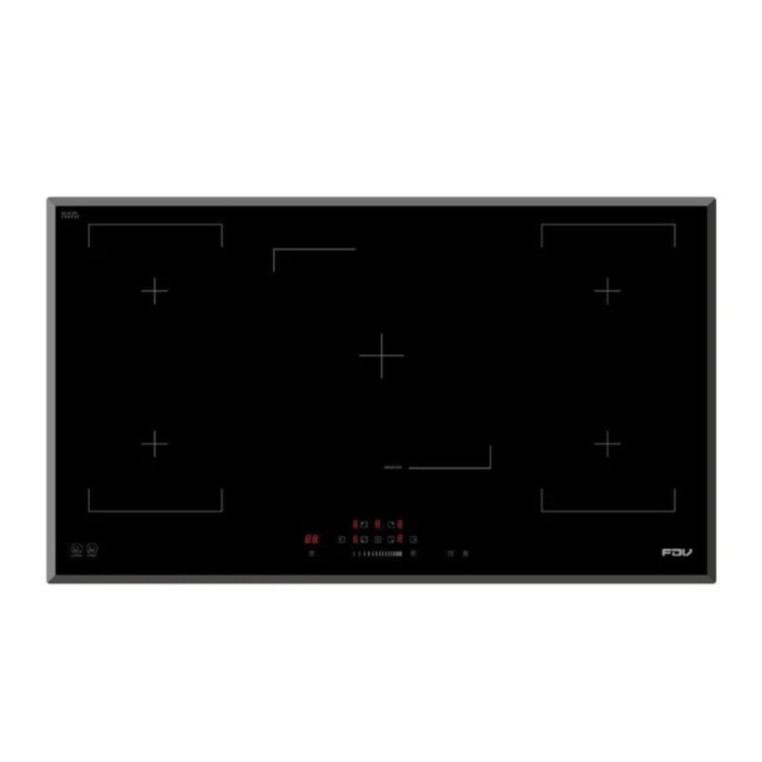 ENCIMERA INDUCCIÓN ELÉCTRICA FDV 5 PLATOS DELUXE 5 FOCOS BLACK - 1