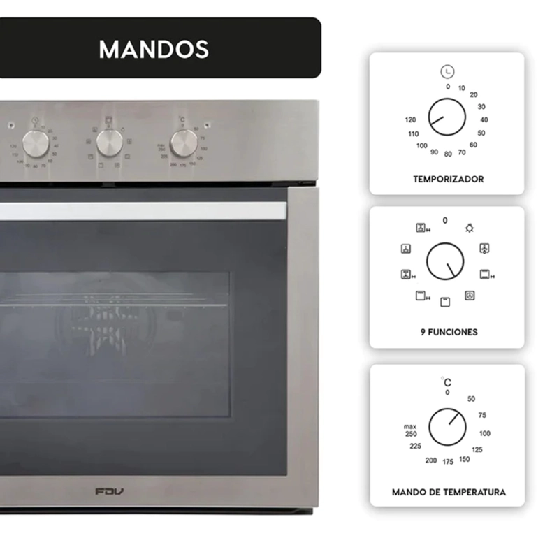 HORNO ELÉCTRICO FDV 52L ELITE - 6