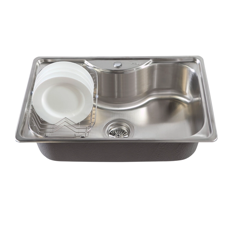 LAVAPLATOS FDV ACQUA 1C + DESAGÜE + CANASTO 75 CM - 2