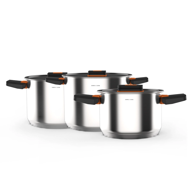 BATERIA SIMPLE COOK LYON 6 PZS - 1
