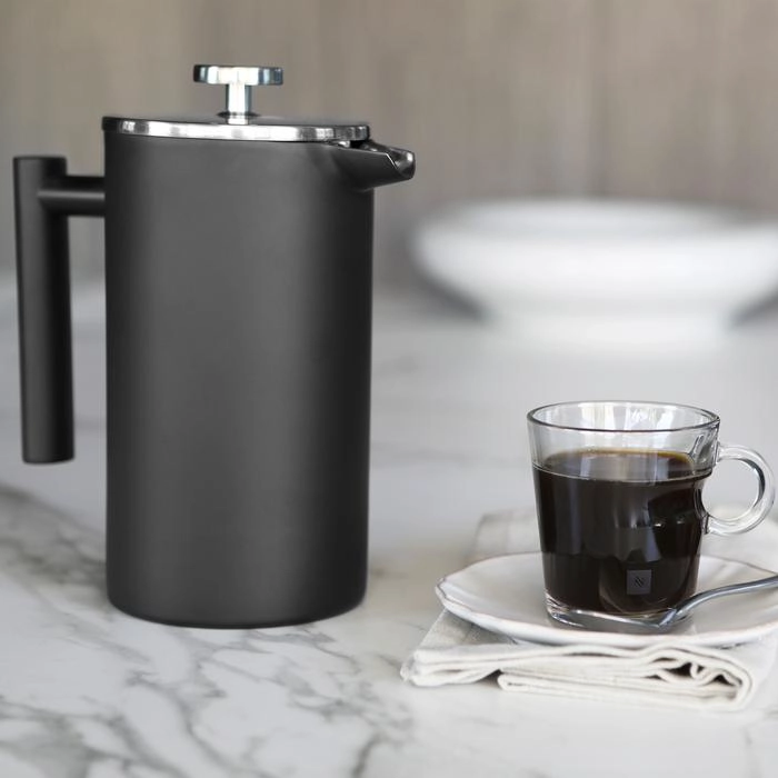 CAFETERA PRENSA FRANCESA SIMPLE COOK BOLONIA NEGRO - 4