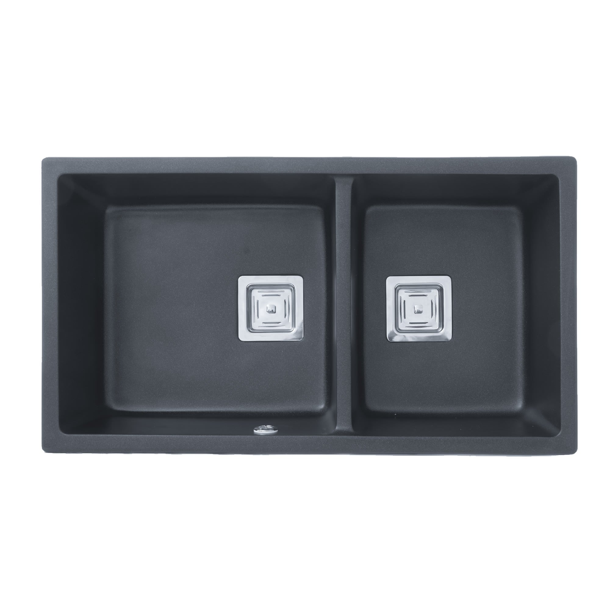 LAVAPLATOS FDV DELUXE 2C GRANITO NEGRO 82.5 CM - 1
