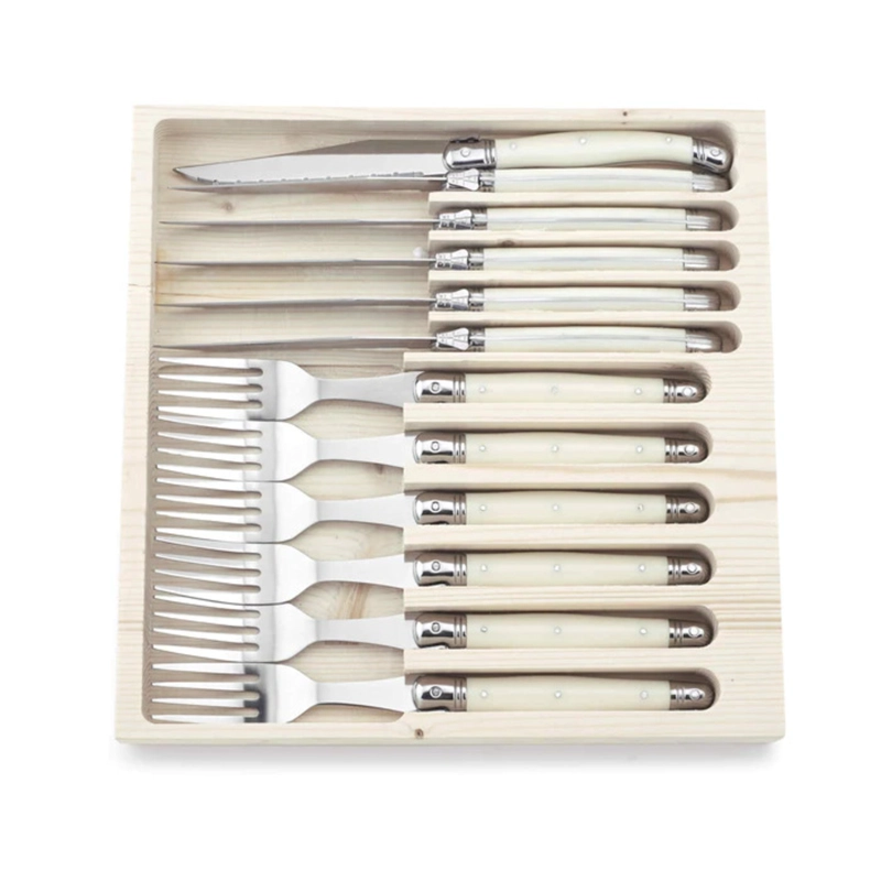SET DE CUBIERTOS SIMPLE COOK BONE 12 PZS - 2