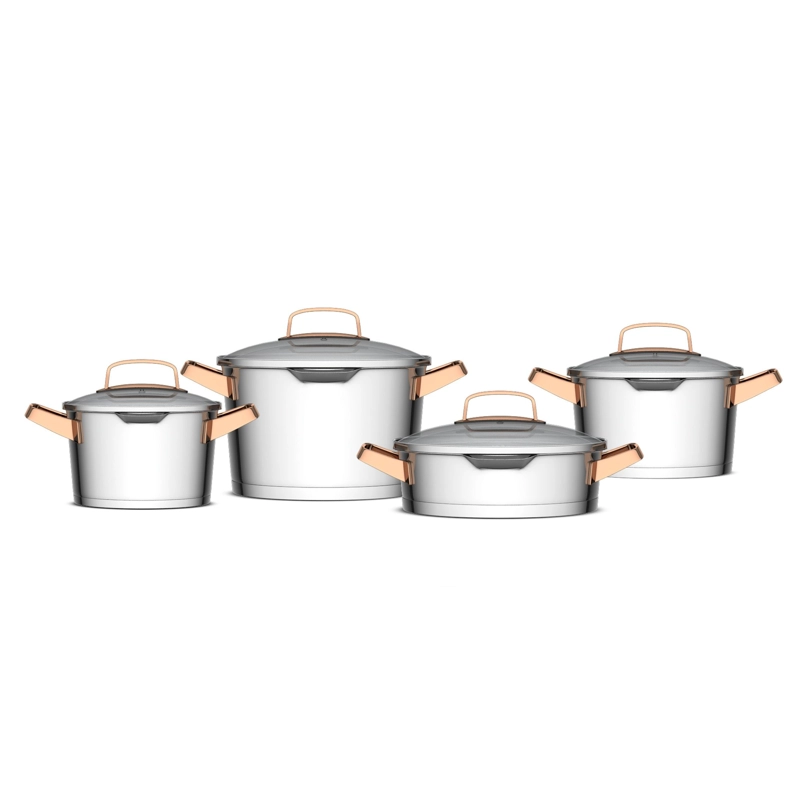 BATERIA SIMPLE COOK NIZA COBRE 8 PZS - 1