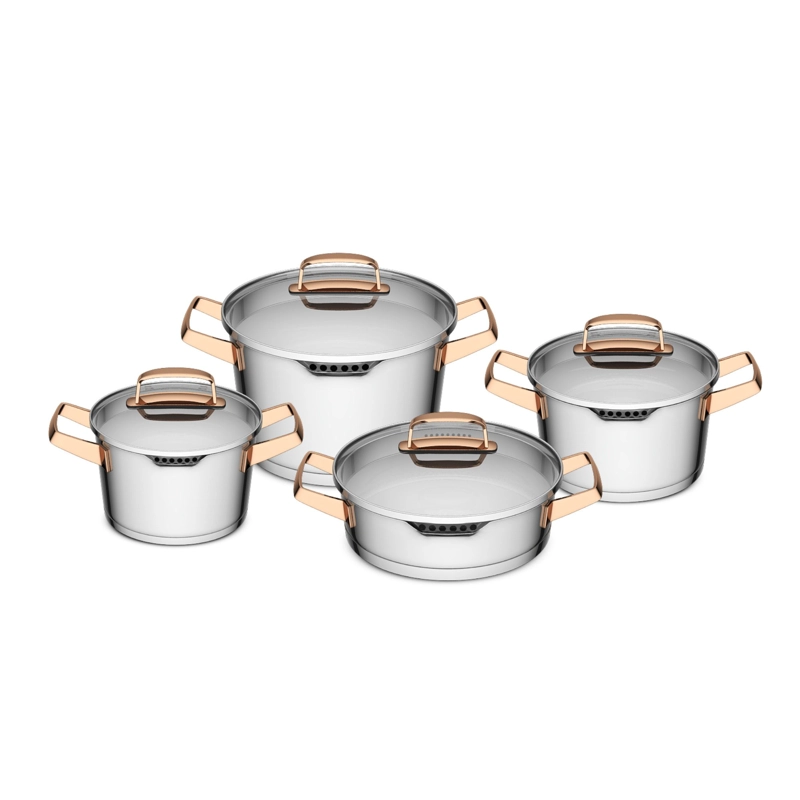 BATERIA SIMPLE COOK NIZA COBRE 8 PZS - 2