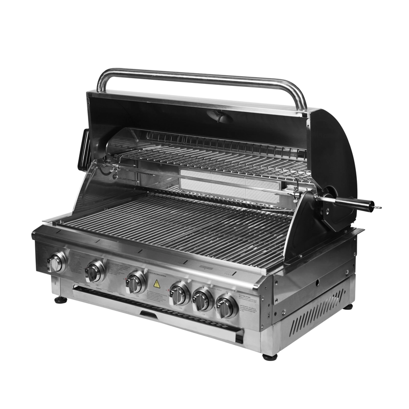 PARRILLA A GAS FDV DELUXE 5Q + SPIEDO GLP 3.0 - 3