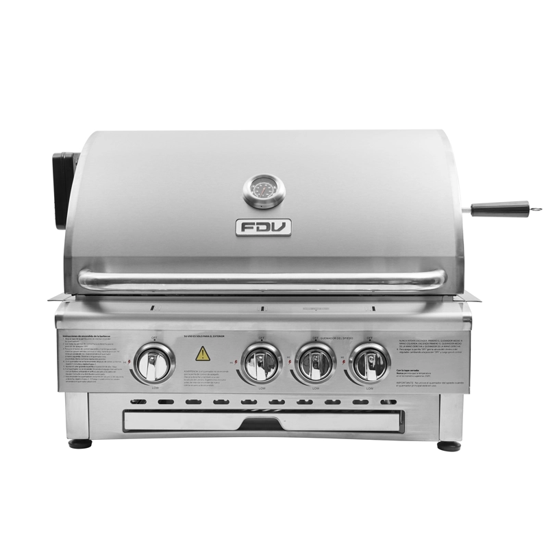 PARRILLA DELUXE 3Q GAS LICUADO + SPIEDO FDV - 1