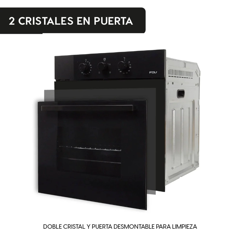 HORNO FDV DESIGN BLACK - 5