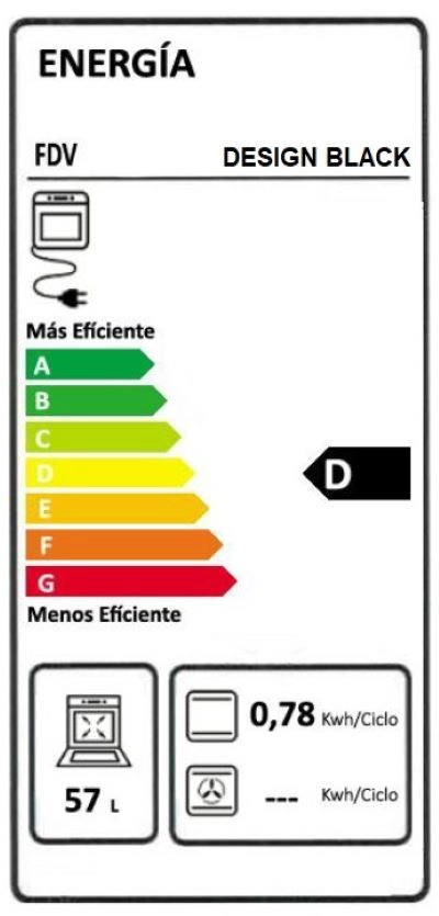 HORNO FDV DESIGN BLACK - 7