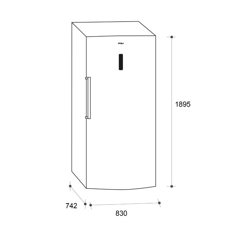 REFRIGERADOR O FREEZER DUOMAX 600 LITROS FDV - 8