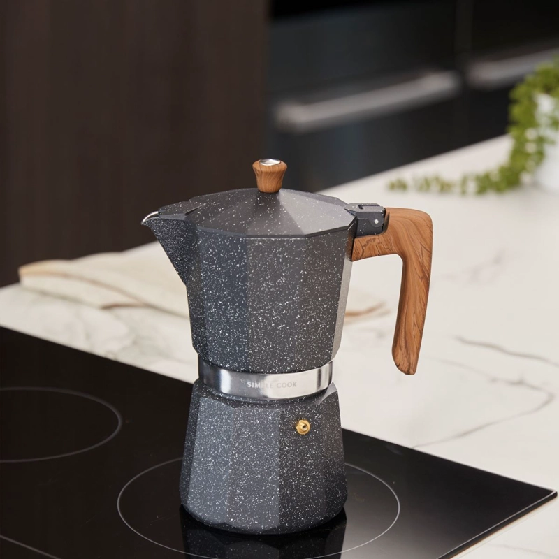 CAFETERA ITALIANA SIMPLE COOK VOLTERRA 6 TAZAS - 8