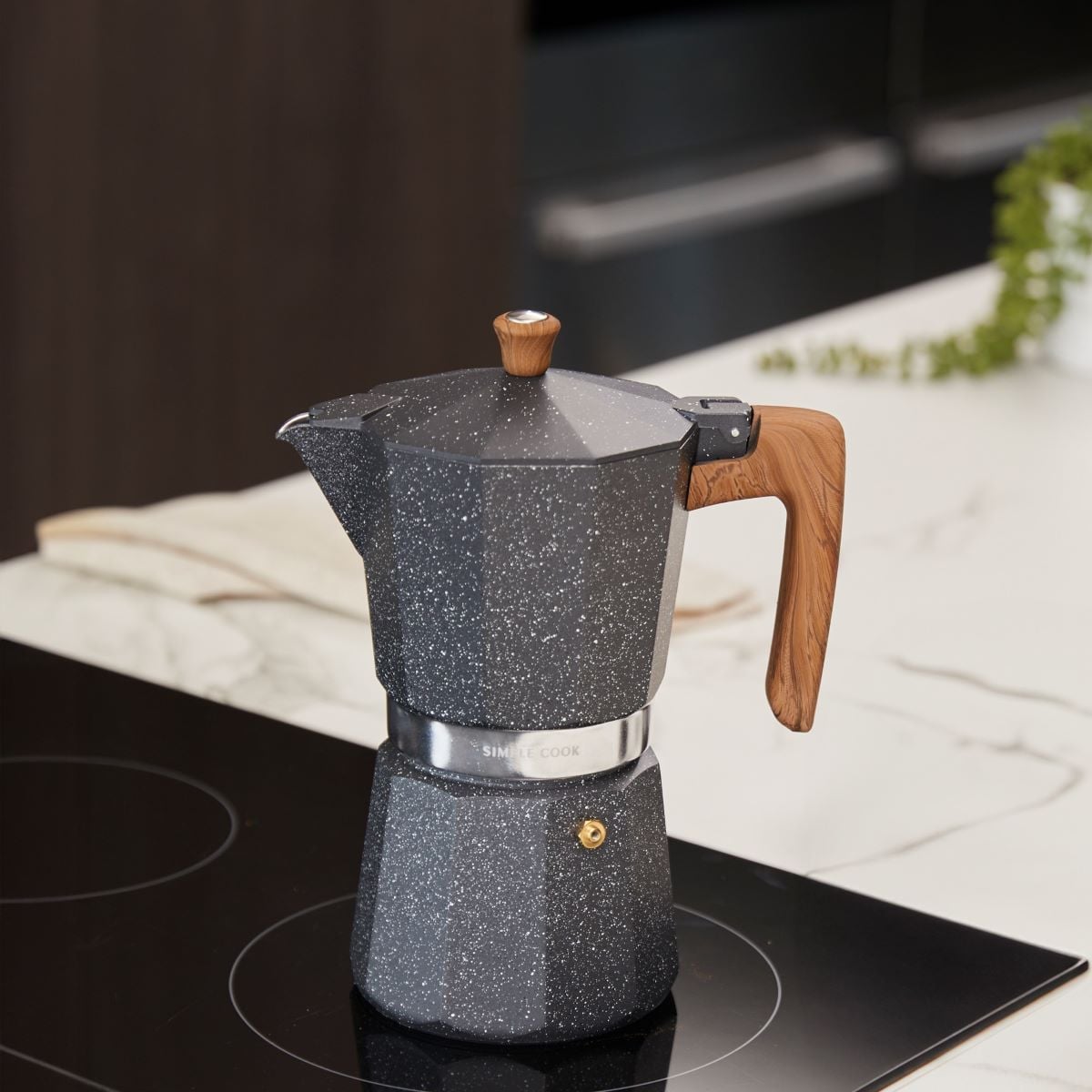 CAFETERA ITALIANA SIMPLE COOK VOLTERRA 6 TAZAS - 8