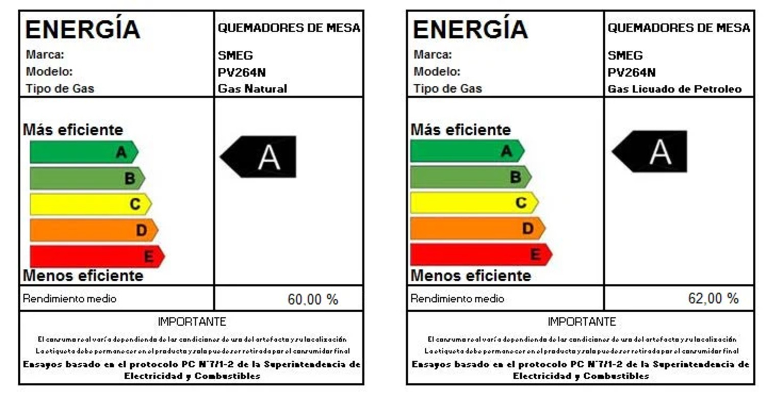 ENCIMERA SMEG GAS 60 MODELO PV264N - 6