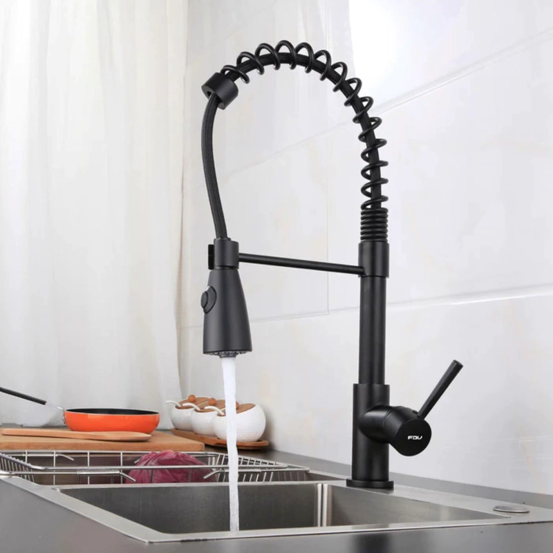 GRIFERÍA FDV TOP PRO BLACK EXTENSIBLE - 3